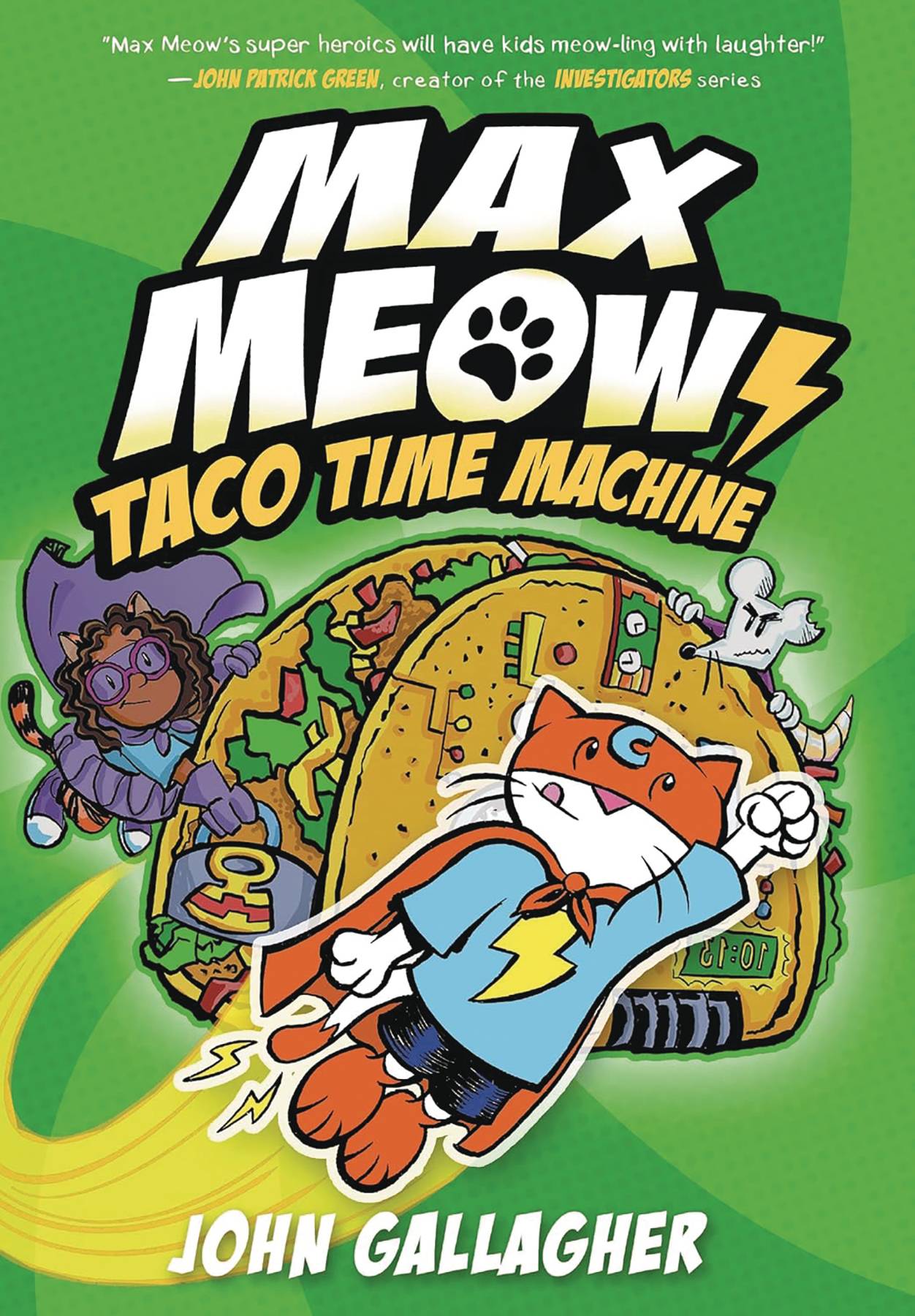 MAX MEOW CAT CRUSADER GN VOL 04 TACO TIME MACHINE NEW PTG